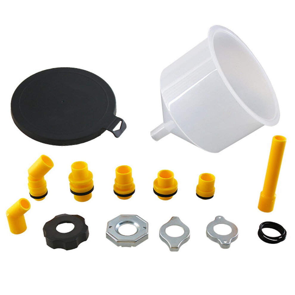15Pcs Car Radiator Coolant Filling Funnel Kit Spill Proof Cooling System Tool 3010291075653