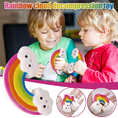 Slow Toy Simulation Rainbow Clouds Decompression Decompression Toy 2