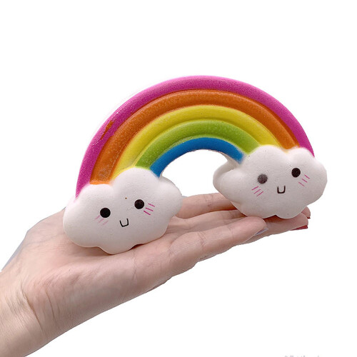 Slow Toy Simulation Rainbow Clouds Decompression Decompression Toy 1