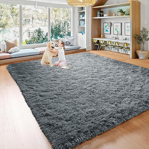 (200cm x 290cm (6ft 8in x 9ft 7in)- Extra Large Area Rug/Carpet ) Non ...