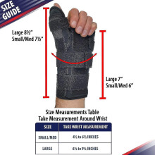 (Right, Small medium *pack of 1) Thumb Spica Splint