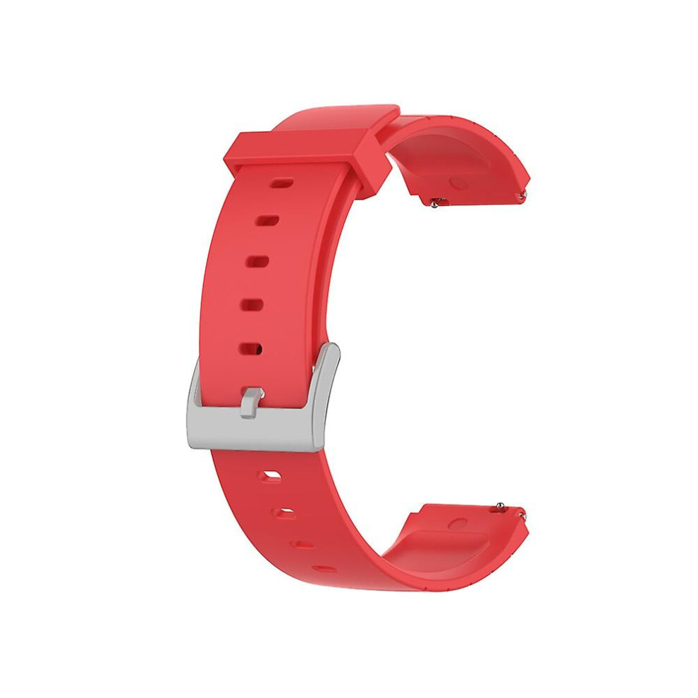 (red) 1pc Watch Strap For Mibro Watch T1 Smart Watch Silicone Bracelet Unisex Replaceable Sport Watch Band For Mibro T1 Wristband