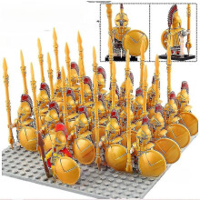 (1733) Military Figure Building Block Ancient Roman Warrior Series Spartan Warrior Brick Toy Puzzle Toy