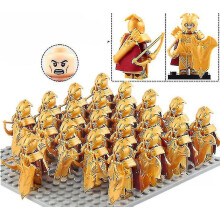 (381) Military Figure Building Block Ancient Roman Warrior Series Spartan Warrior Brick Toy Puzzle Toy