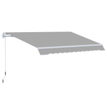 Outsunny Retractable Awning for Door & Window Garden Shelter Canopy 3 x 2m