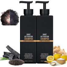 (2pcs) Root Activator Shampoo, Mane Root Activator Shampoo, Shampoo Root Activator Promotes Hair Growth For Men Hair Thickening Shampoo