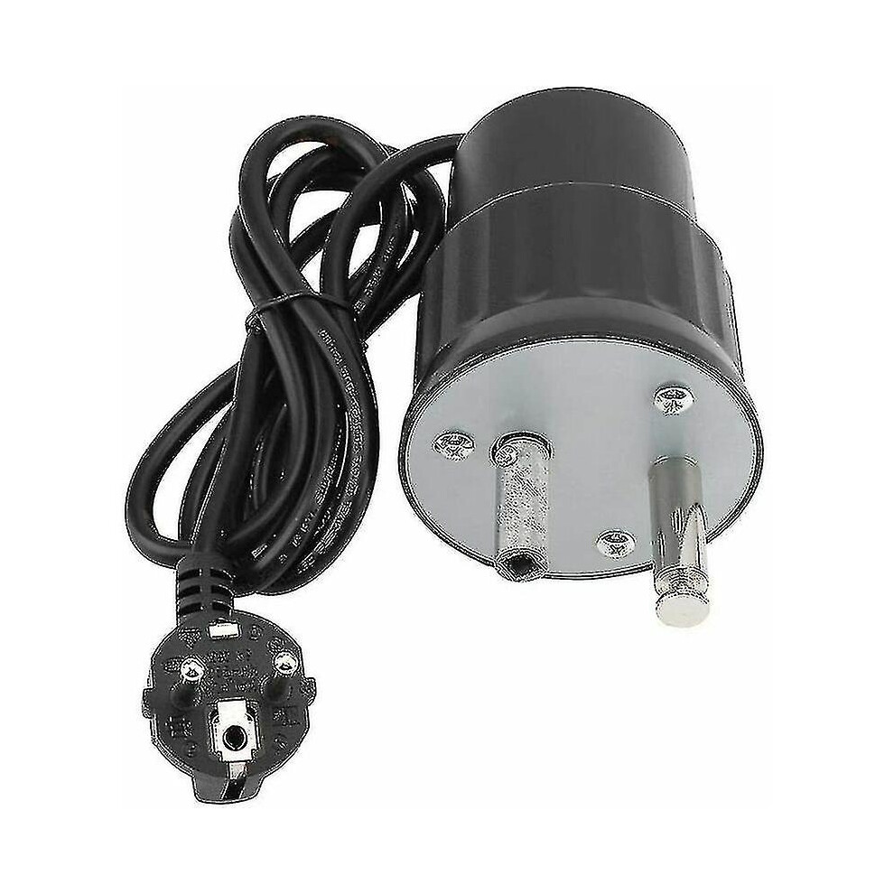 Hgbd- Rotating Motor Bbq Spit Electric Motor Camping Aluminum Bbq Rotisserie Kit Rated Load 0-24kg(eu Plug)