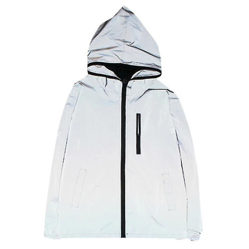 (XL) Waterproof Warm Reflective Jacket High Visibility Safety Jacket Lightweight 1