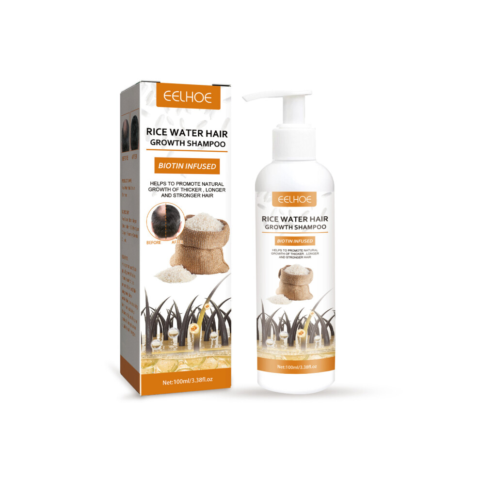 Mdsrjone (100Ml) Rice Shampoo For Thick Hair Deep Cleansing Shampoo For Thick Hair Moisturizing Root Care Shampoo