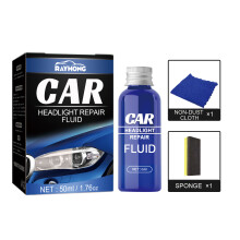 (50ml) Car headlight repair fluid, car light crystal plating refurbishment agent, car headlight scratches and yellowing repair