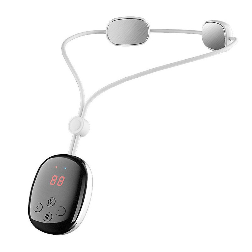 Portable Pulse Neck Massager For Pain Relief Deep Tissue Relax 5-massage Modes 15 Intensity Gifts For Women Men Parents