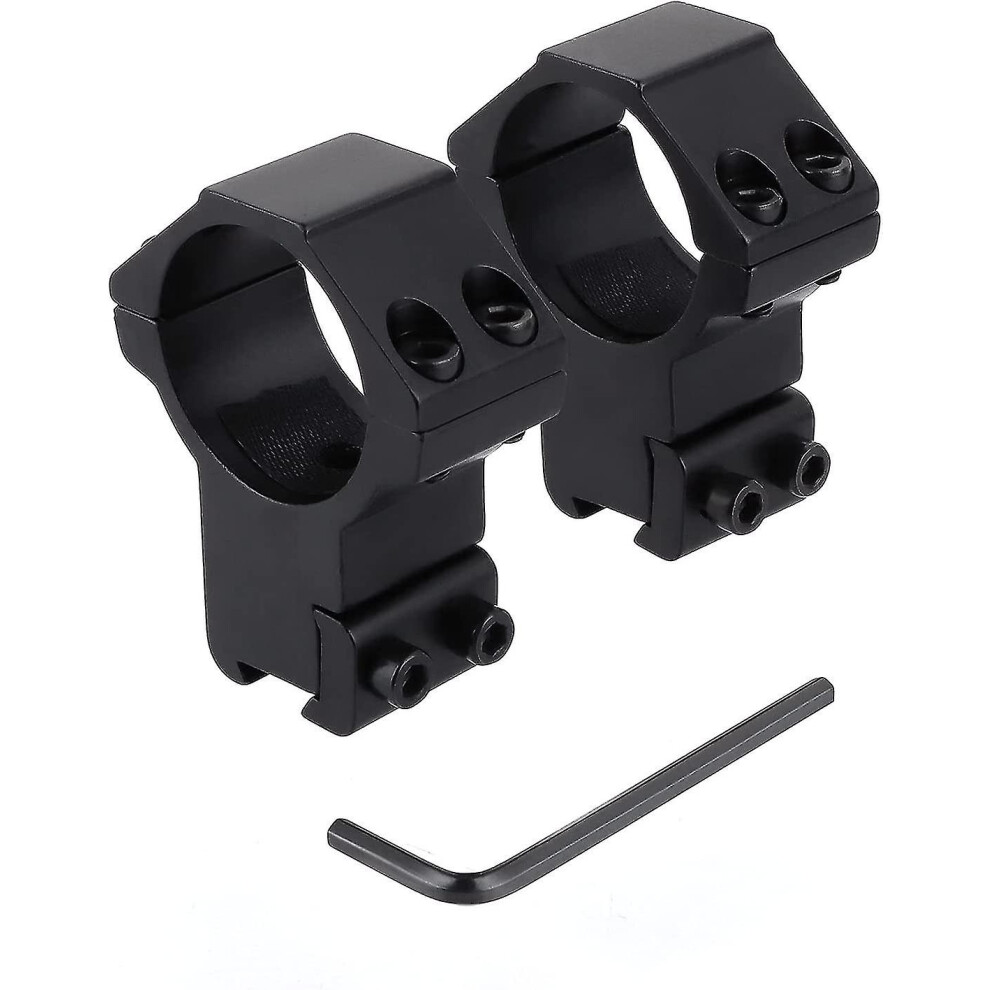 Tactical Mount Ring High Profile 30mm Scope Rings Fits 11mm Dovetail Rail A306