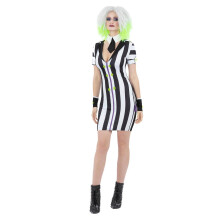 Women's Beetlejuice Halloween Costume - Uk 12-14