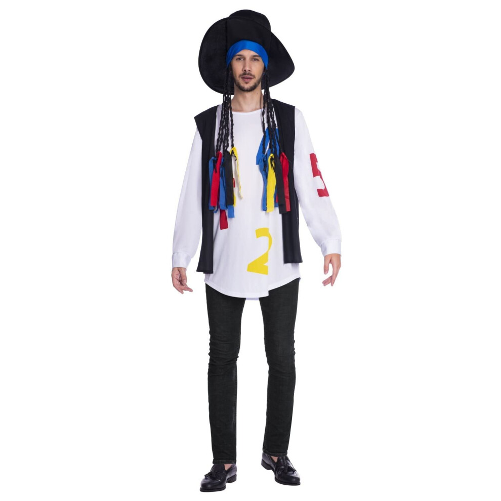 Adult Boy George 80s Pop Icon Costume - M