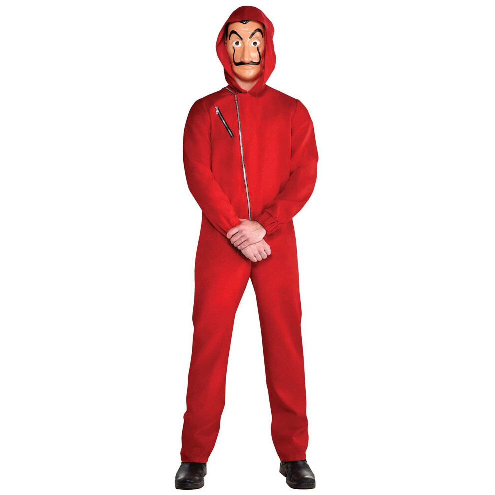 Amscan Adult Money Heist Jumpsuit Costume - Xl Not,Specified