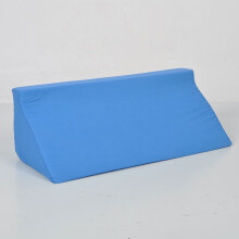 (Blue) Multi-function Orthopaedic Leg Raise Acid Reflux Pillow Solid Color Foot Rest Bed Wedge Support Cushion