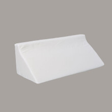 (WHITE) Multi-function Orthopaedic Leg Raise Acid Reflux Pillow Solid Color Foot Rest Bed Wedge Support Cushion