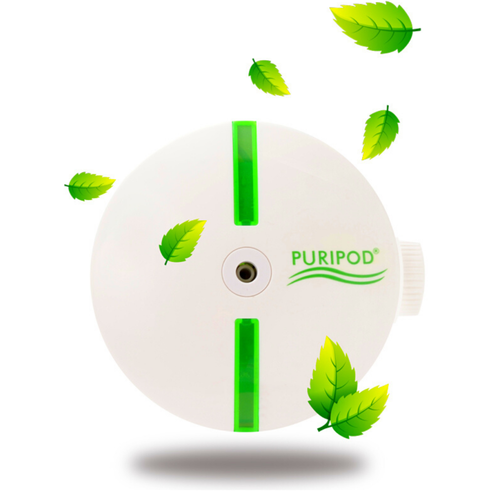 Air Purifier PURIPOD for Clean and Fresh Air Against Pollen Dust Allergens Smoke Portable Purifiers for Smokers, Pet Dander, Hay Fever, Cooking Smell