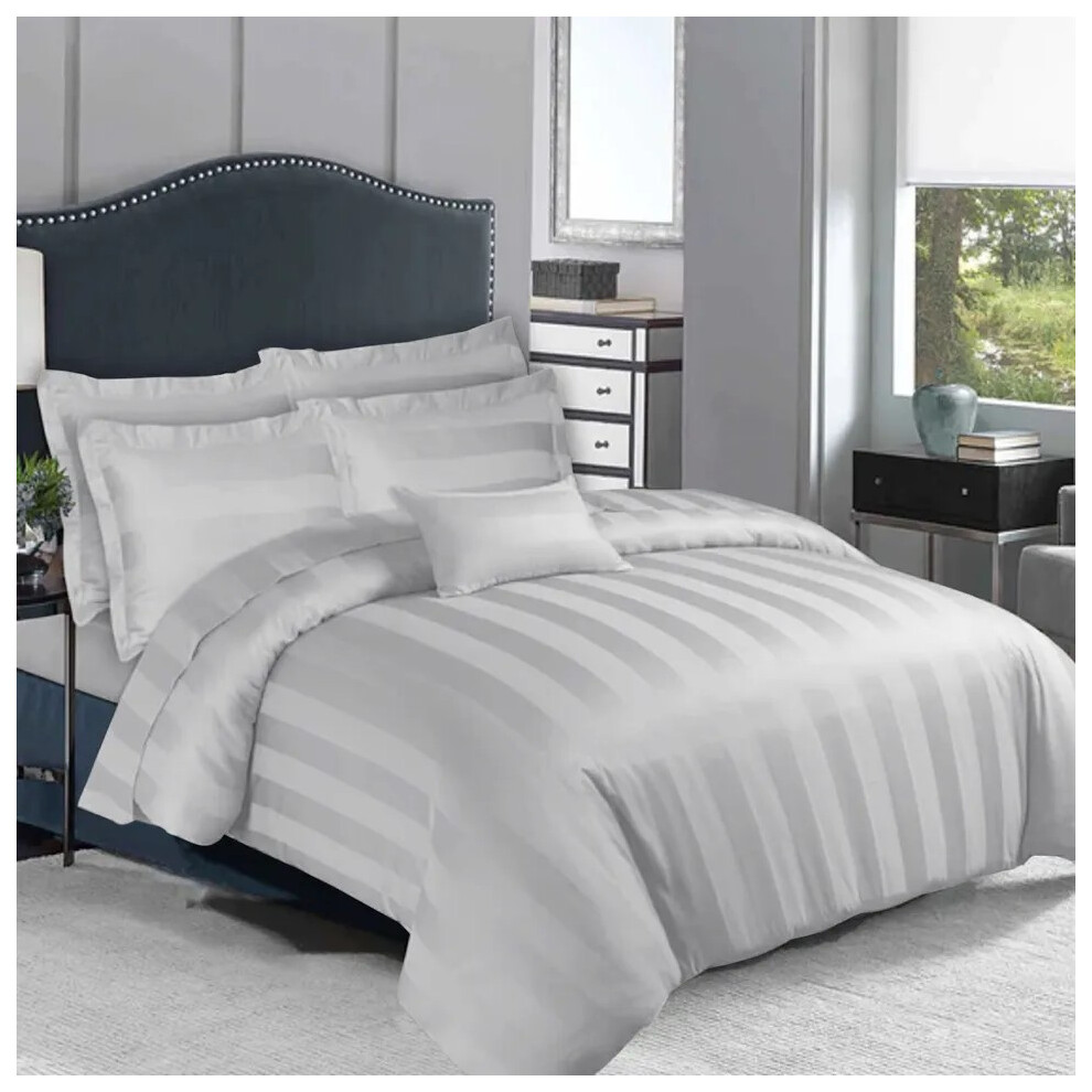 (SILVER, SUPER KING SIZE DUVET COVER (260x220 CM)) Moonlight Bedding Duvet Cover Set On Sale