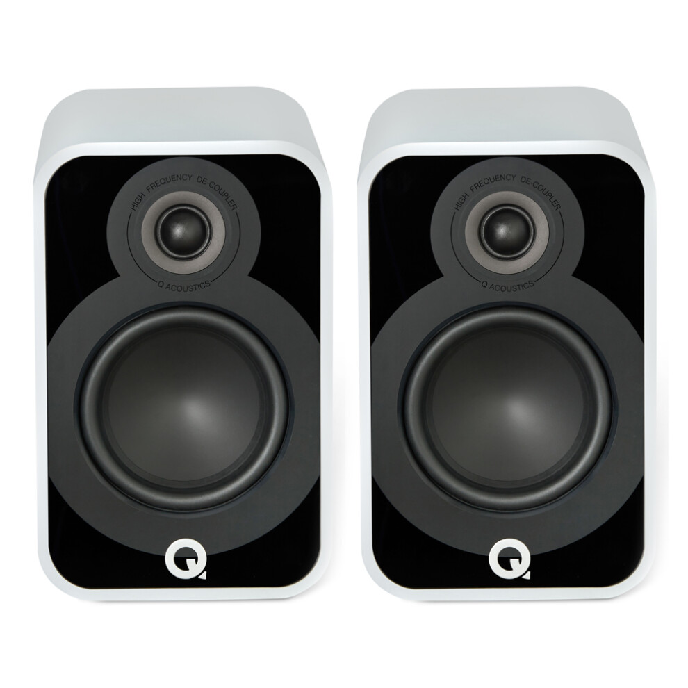 (White) Q Acoustics 5010 Bookshelf Speakers White 5036694051214