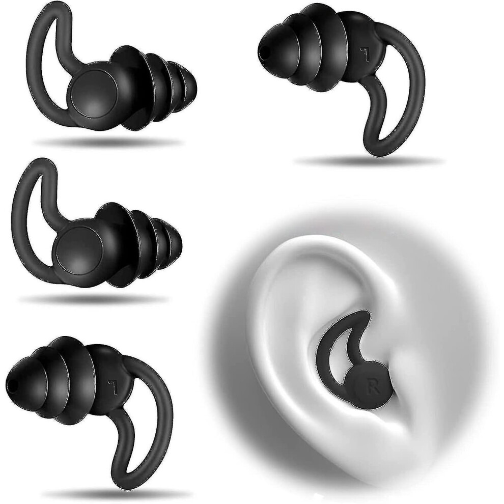 Noise Cancelling Earplugs, Sleep Earplugs, Silicone Noise Cancelling Earplugs, Super Soft Reusable Earplugs 3010291107613