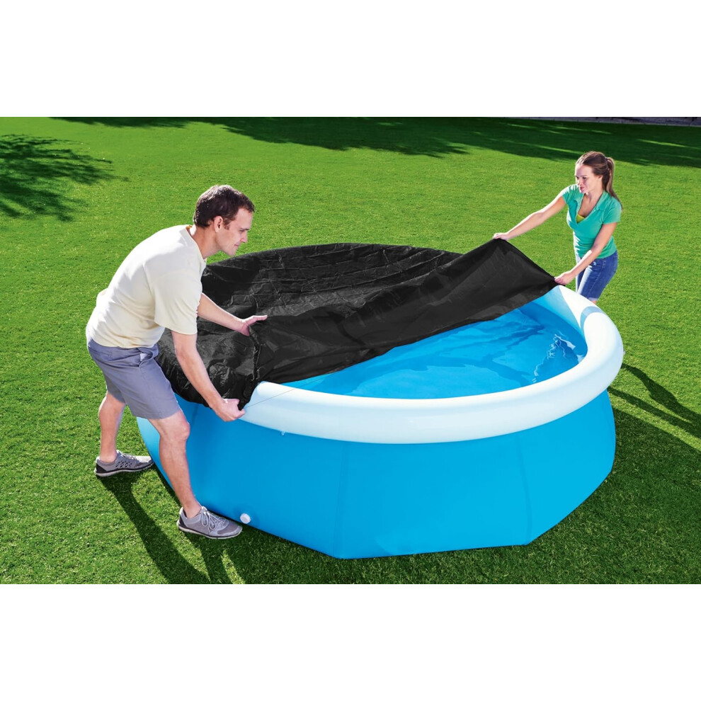 Bestway | Fast Set Round Pool Cover For Inflatable Ring Above Ground Pools, 2.40m