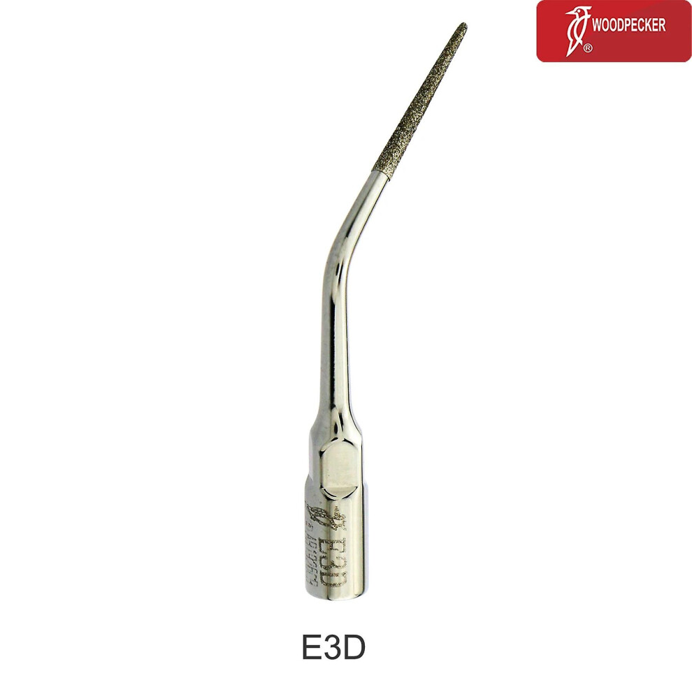 Woodpecker Dental Ultrasonic Scaler Endo Diamond Coated Tip Ems Compatible E3d