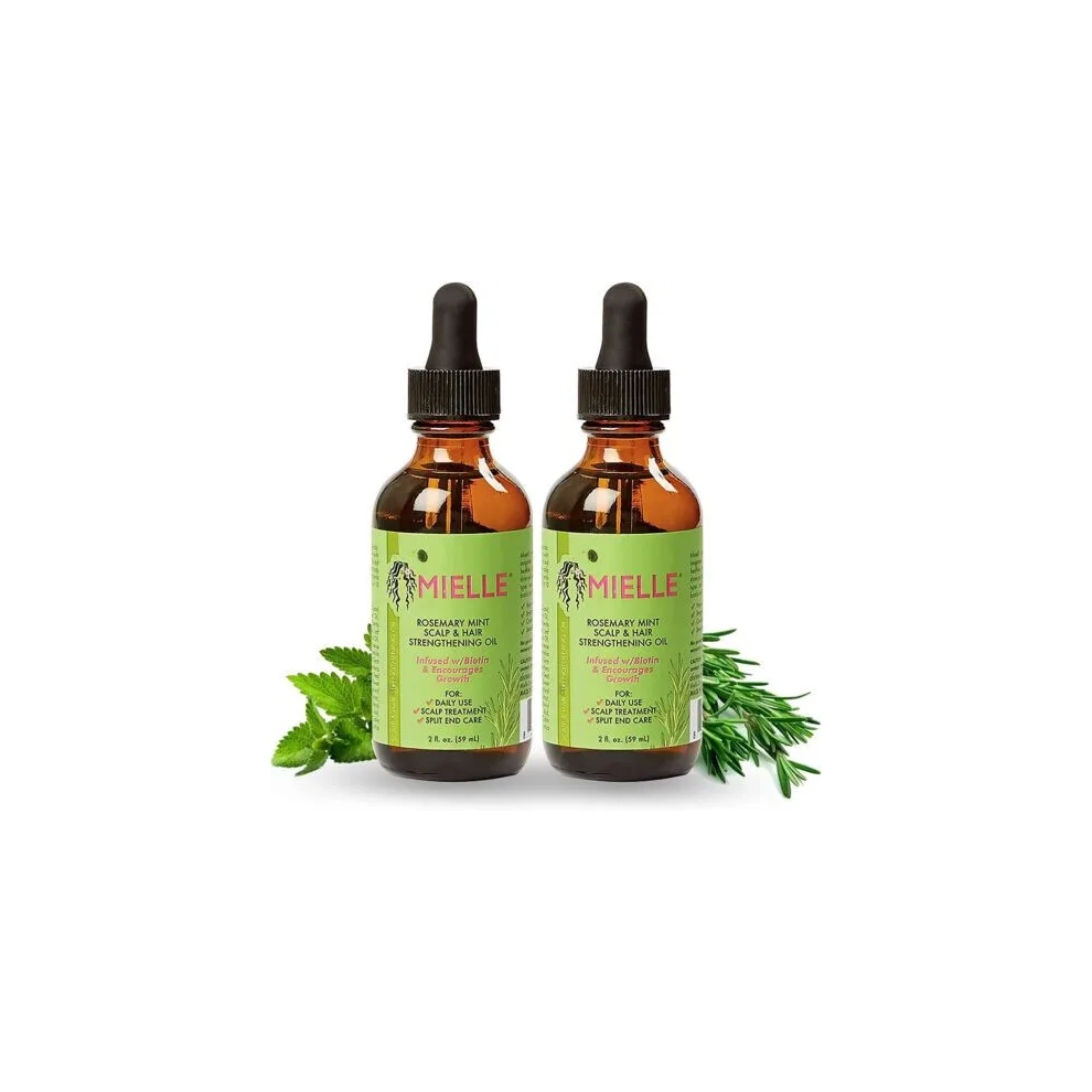 2X Mielle Rosemary Mint Scalp &Hair Strengthening Oil For Hair Growth