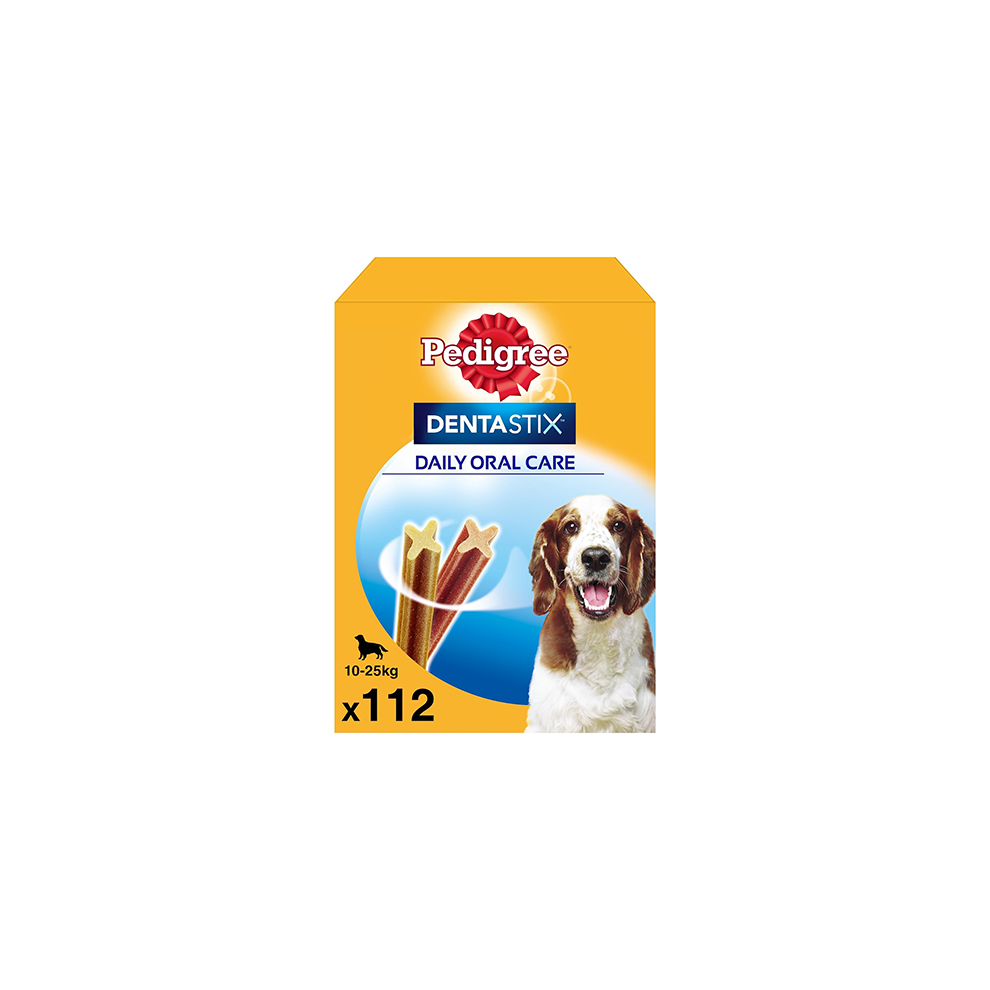 Pedigree Dentastix Daily Dental Chews For medium Dogs (10-25 kg) 112 Sticks