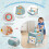 Costway 6-in-1 Baby Walker Push and Pull Stroller W/ Play Kitchen 12+ Months 7
