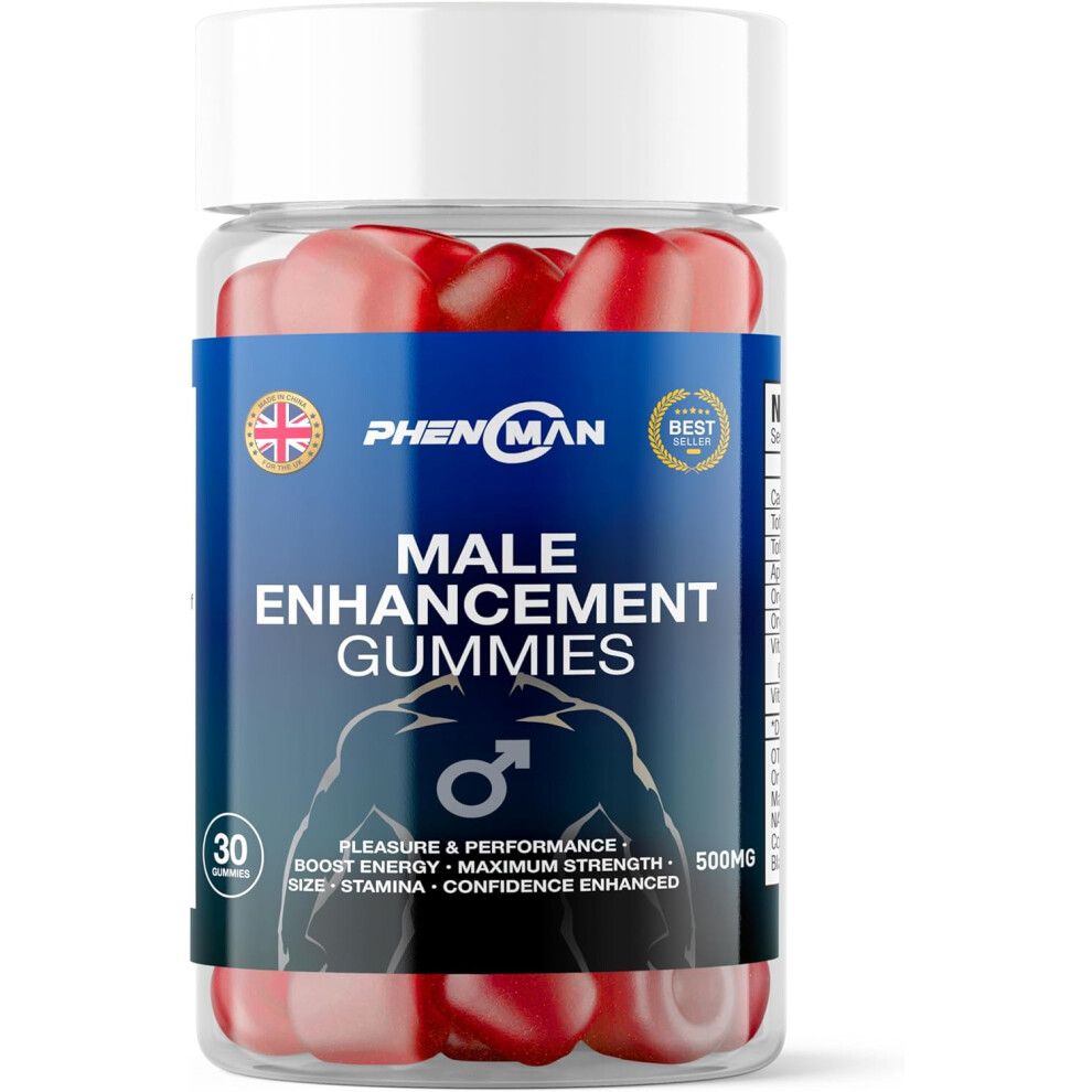 Phenoman Male Enhancement Gummies [ 1 Bottle ] - 1 Month Supply