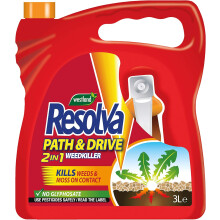 Resolva 20300516 Path & Drive Ready to Use Weed Killer 3L, Natural
