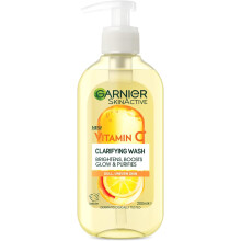 Garnier Skin Active Vitamin C Facial Cleanser - Brightening Vitamin C Wash for Radiant Skin