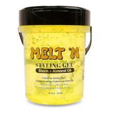 EBIN NEW YORK Melt'n Styling Gel Biotin og mandelolie infunderet 16 oz - Styrker h?r og fugtbevarelse St?rkt hold Styling beskytter h?ret mod ska