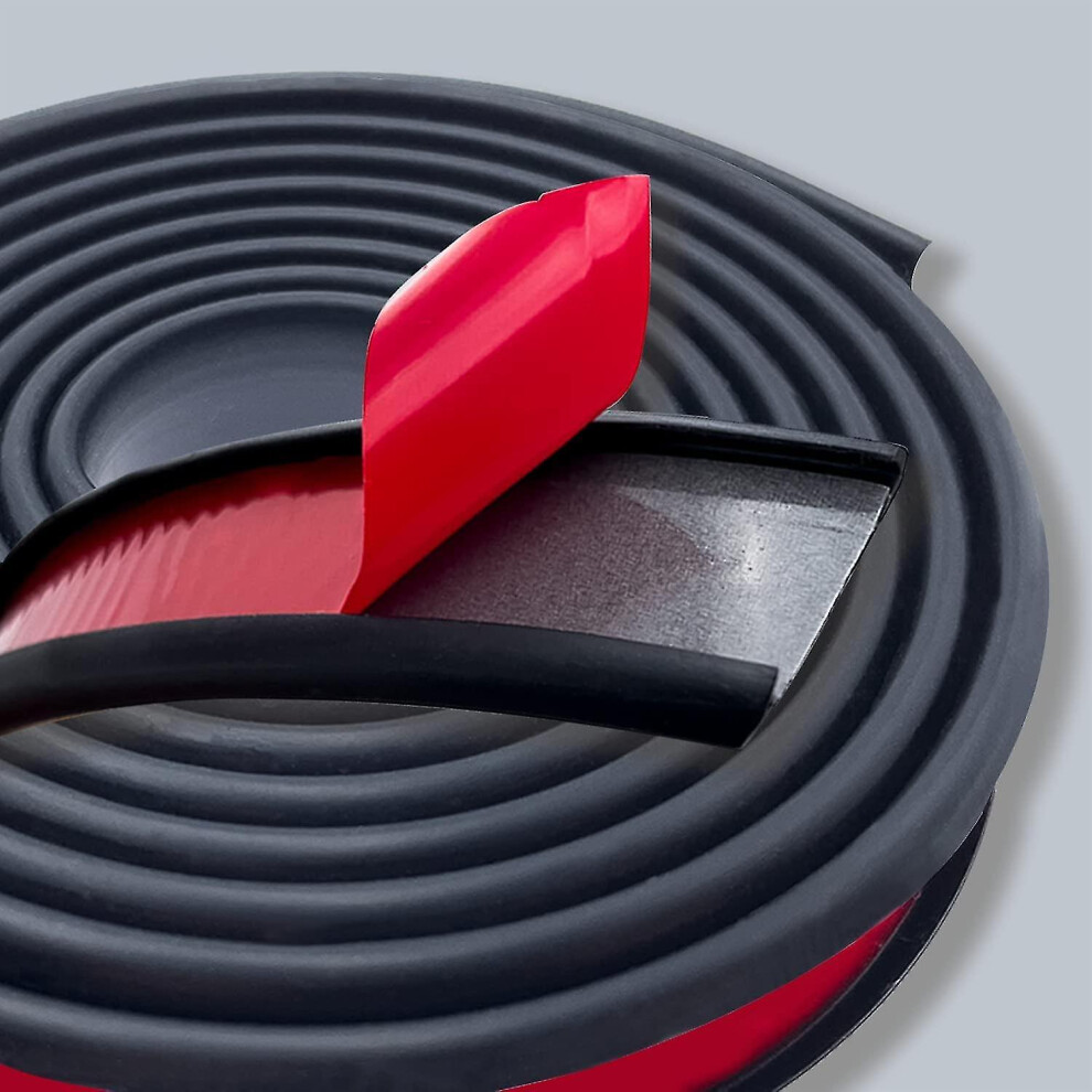 5m*18mm Black Flexible Plastic Edge Cover U Shaped,tpe Silica Gel-wood Veneer No Fusible Edge,self-adhesive Worktop Edge Banding To Protect Cabinet Ed