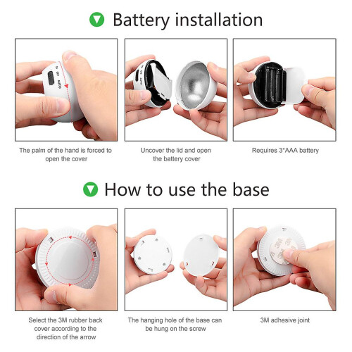 Bell And Howell Bionic Light Motion-sensing Portable Security Light Super Bright Cob Led Bulbs Magnetic Adjustable Angle 2