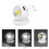 Bell And Howell Bionic Light Motion-sensing Portable Security Light Super Bright Cob Led Bulbs Magnetic Adjustable Angle 4