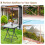 Costway 18" Foldable Garden Table Glass Side Bistro Table W/ Metal Frame Black 4