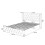 (Double, Green) Velvet Bed Frame with Under Bed Storage 3