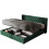 (Double, Green) Velvet Bed Frame with Under Bed Storage 4
