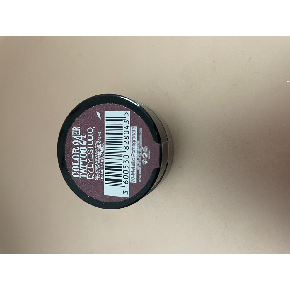 maybelline color tattoo 24hr cream eyeshadow - metallic pomegranate