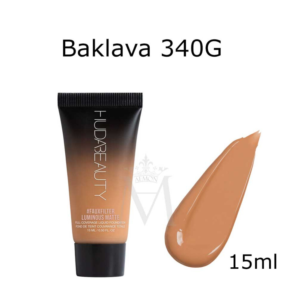 (340G Baklava) Huda Beauty FauxFilter Luminous Matte Foundation