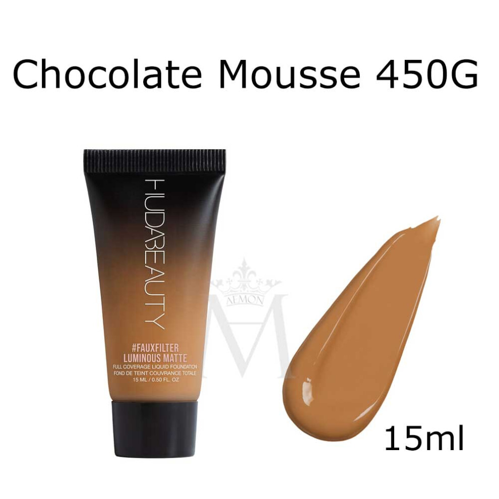 (450G Chocolate mousse) Huda Beauty FauxFilter Luminous Matte Foundation