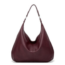 (burgundy) Luxury Design Women Tote Bag Large Capacity Leather Shoulder Bags For Uk Orders