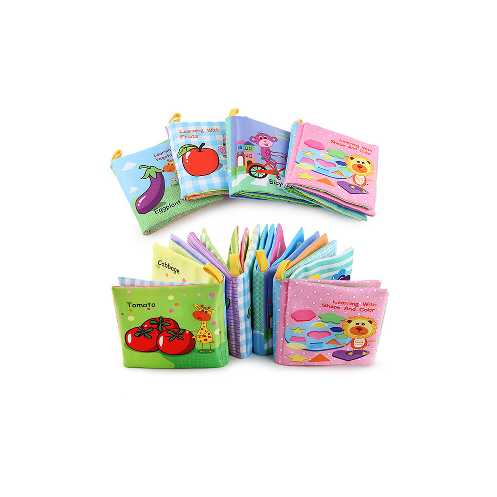 Baby Cloth Book Intelligence Cognition Early Educational Books Toys