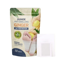 (10pcs) Ginger Foot Patch Foot Care Slimming Firming Body Care Foot Patch