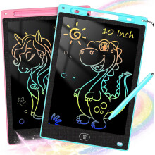 2 Pack Lcd Writing Tablet For Kids 10 Inch, Toddler Drawing Board Toys For Ages 2-4 5-7 6-8 9 8-12 Years Old, Preschool Toys For Baby Girl Boy Gifts