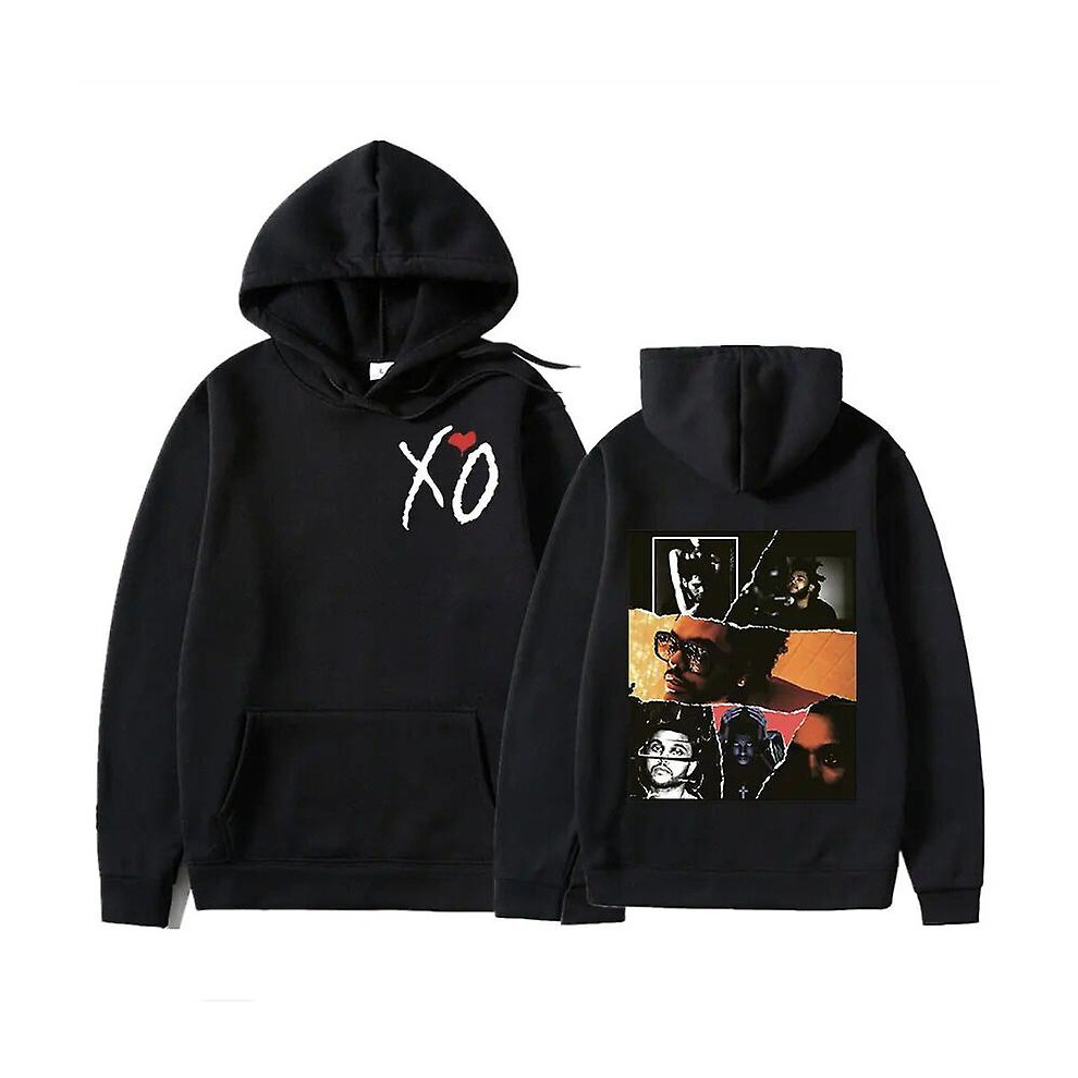 (S) The Weeknd Hoodies Casual Oversized Long Sleeve Sweater Weeknd Hooded Hoodie Polar Fleece Y2k Sweatshirts Men Women Pullover 1