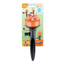 Claber 8662 Vario-Jet Lawn / Garden Stake Mounted Static Sprinkler