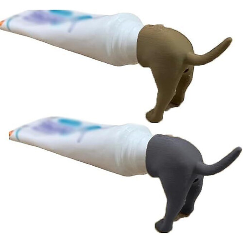(Pooping Dog Butt Toothpaste Topper, Funny Creative Toothpaste Topper, Cute Toothpaste Cap Dispenser) Pooping Dog Butt Toothpaste Topper, Funny Creative Toothpaste Topper, Cute Toothpaste Cap Dispenser 2